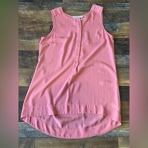 Coral tank tunic women’s small